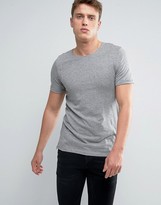 Thumbnail for your product : Jack and Jones Longline T-Shirt with Zip