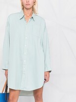 Thumbnail for your product : Denimist Pinstripe Long-Sleeve Shirtdress