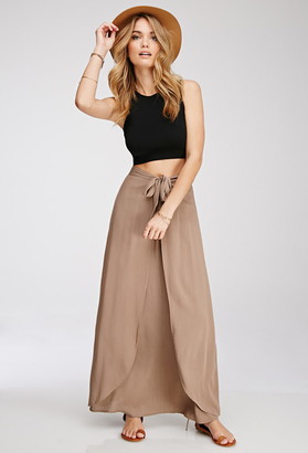 LOVE21 LOVE 21 Contemporary Tulip-Front Maxi Skirt
