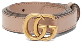 nude gucci belt