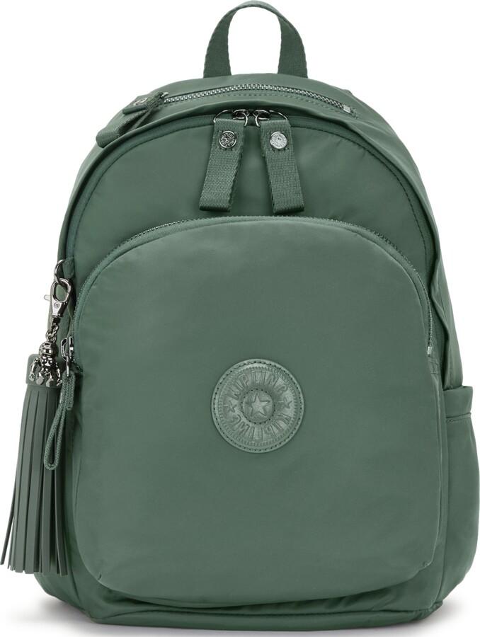Kipling Women's Seoul Small Backpack, Durable, Padded Shoulder Straps with  Tablet Sleeve, Bag, Bright Metallic, One Size