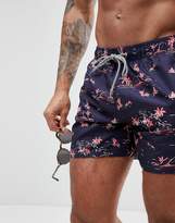 Thumbnail for your product : Ted Baker Tempy Swim Shorts with Island Print