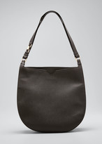 Thumbnail for your product : Valextra Weekend Hobo Large Leather Shoulder Bag
