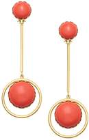 Thumbnail for your product : Tory Burch LINEAR STONE STATEMENT EARRING
