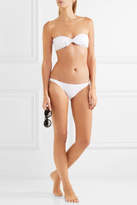 Thumbnail for your product : Melissa Odabash Aruba Stretch-piqué Bandeau Bikini Top