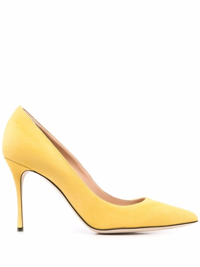 lemon yellow heels