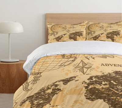 Ambesonne Microfiber Duvet Cover Set