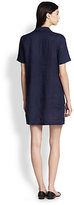 Thumbnail for your product : Equipment Knox Linen Lace-Up Dress