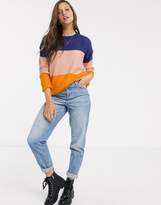 Thumbnail for your product : Brave Soul jumper in wide stripe