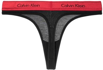 Calvin Klein Logo Trim Thong