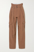 Thumbnail for your product : Bassike + Space For Giants Belted Linen Pants