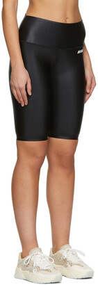 MSGM Black Nylon Sport Shorts