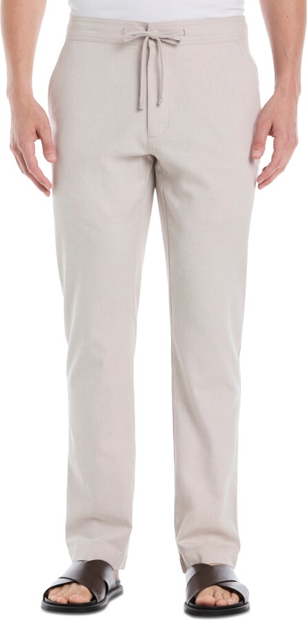 Cubavera Men's Linen-Blend Drawstring Pants