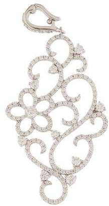 Penny Preville 18K Diamond Floral Scroll Pendant