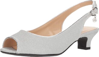 j renee silver dress shoes