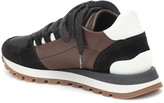 Thumbnail for your product : Brunello Cucinelli Suede and leather sneakers