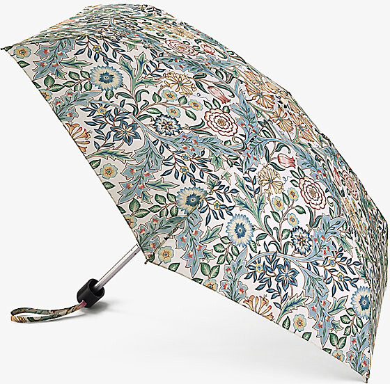 Fulton Womens Wilhelmina x Morris & Co Floral-Print Umbrella
