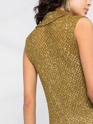Missoni Sequin-Embellished Knitted Dress
