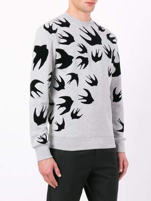 McQ swallow print sweatshirt
