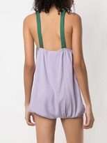 Thumbnail for your product : Adriana Degreas Tulip Applique Playsuit