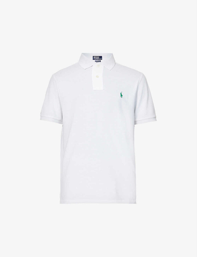 Polo Ralph Lauren Earth custom slim-fit recycled-polyester polo shirt -  ShopStyle