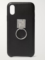 Thumbnail for your product : Fendi Logo-Detailed Leather iPhone X Case