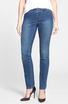Thumbnail for your product : Christopher Blue 'Bella' Pull-On Stretch Skinny Jeans (Medium Indigo)