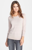 Thumbnail for your product : Halogen Lurex® Pattern Sweater