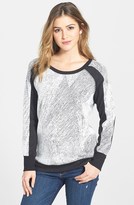 Thumbnail for your product : Vince Camuto Stripe Jacquard Sweatshirt