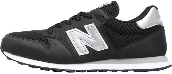 new balance 500 trainers in black