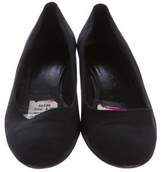 Thumbnail for your product : Ferragamo Pointed-Toe Wedge Pumps