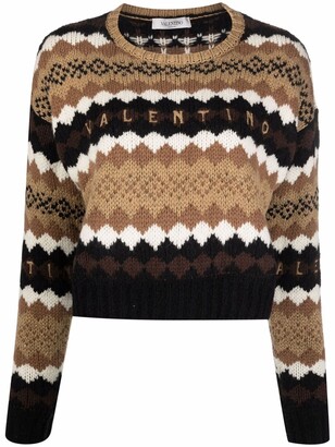 Jacquard-knit Jumper | Shop the world's largest collection of fashion 