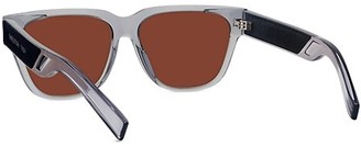 Christian Dior Diorxtrem SI 57MM Plastic Rectangular Sunglasses