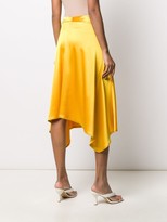 Thumbnail for your product : Sies Marjan Darby asymmetri-hem satin skirt