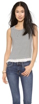 Thumbnail for your product : Clu Too Ruffled Stripe Top