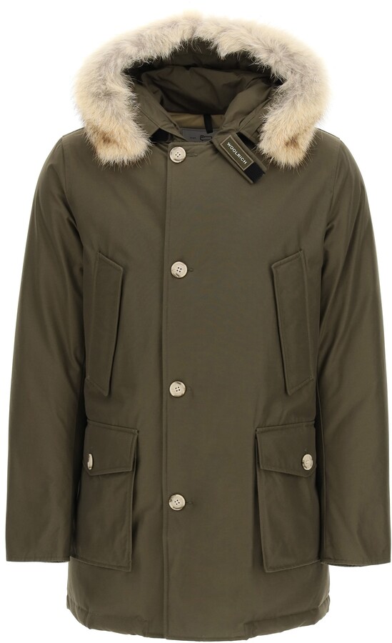Woolrich Artic Df Parka With Coyote Fur - ShopStyle Outerwear