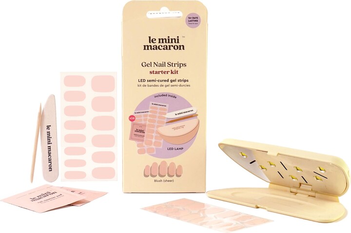 LE MINI MACARON Gel Strips Nail Starter Kit