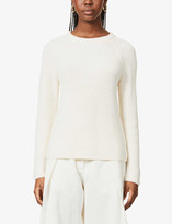 Thumbnail for your product : Vince Raglan-sleeve cotton-blend jumper