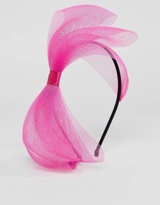 ASOS Limited Edition Mesh Bow Fascinator Headband