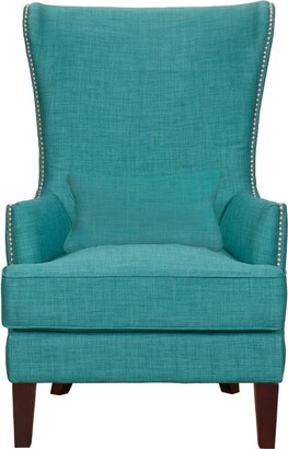Picket House Furnishings Karson High Back Upholstered Chair Teal