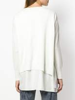 Thumbnail for your product : Fabiana Filippi layered knit jumper