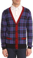 Thumbnail for your product : Marc by Marc Jacobs Aimee Plaid Blue Checked Cardigan