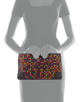 Thumbnail for your product : Christian Louboutin Loubiposh Spiked Clutch Bag, Black