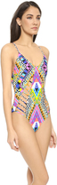 Thumbnail for your product : Mara Hoffman Lattice One Piece Swimsuit