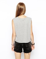 Thumbnail for your product : ASOS Festival Vest with Led Zeppelin Print
