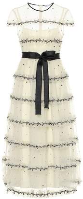 RED Valentino Embellished tulle dress