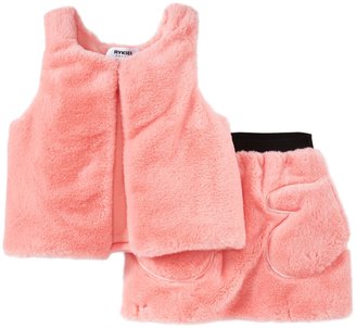 Sonia Rykiel Enfant Faux Fur Vest (Toddler/Kid) - Pink-4