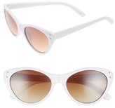 Thumbnail for your product : BP Women's 55Mm Studded Cat Eye Sunglasses - Ivory