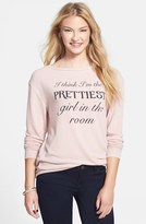 Thumbnail for your product : Ten Sixty Sherman 'Prettiest Girl' Sweatshirt (Juniors)
