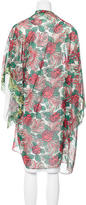Thumbnail for your product : Anna Sui Sheer Floral Print Kimono
